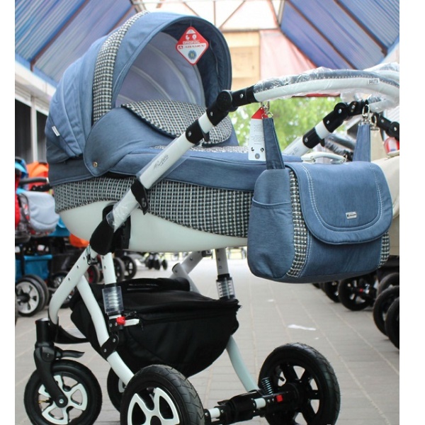 Детская универсальная коляска Adamex Barletta 3 в 1 - 646K